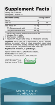 Alternative view of Algae Omega - 60 softgels